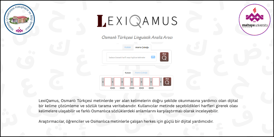 LexiQamus Veritabanı